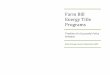Farm Bill Energy Title Programs