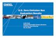 U.S. Zero Emission Bus Evaluation Results. FCEB and BEB data reports NRE… · 1 M 2 ZEBA SL AFCB ACT VH Diesel ACT Gillig Diesel SunLine CNG 0 Aug-14 Sep-14 Oct-14 Nov-14 Dec-14