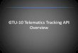GTU-10 Telematics Tracking API Overview