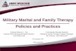 Military Marital and Family Therapy Policies and Practices