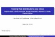 Testing that distributions are close - Tugkan Batu, Lance Fortnow