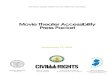 Movie Theater Accessibility Press Packet