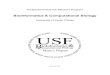 Bioinformatics & Computational Biology - USF :: Department of