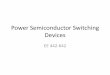 Power Semiconductor Switching Devices - University of Nevada, Las