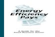 Energy Efficiency Pays - America's SBDC