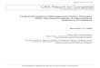 CRS Report for Congress - National Preparedness Directorate