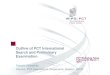 Outline of PCT International Search and Preliminary Examination