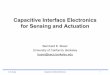 Capacitive Interface Electronics for Sensing and Actuation