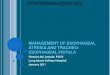 MANAGEMENT OF ESOPHAGEAL ATRESIA AND TRACHEO-ESOPHAGEAL FISTULA