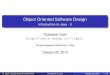 Object Oriented Software Design