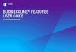 BusinessLine Features - User Guide - Telstra - mobile phones