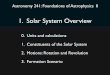 1. Solar System Overview