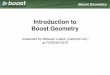 Introduction to Boost.Geometry
