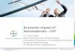 Economic Impact of Nanomaterials - CNT - Nano