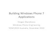 Building Windows Phone 7 Applications