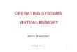 OPERATING SYSTEMS VIRTUAL MEMORY - Worcester Polytechnic Institute