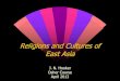 Religions and Cultures of East Asia