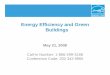 Energy Efficiency and Greenbuildings