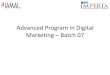 Advanced Program in Digital Marketing Batch 07