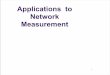 Applications to Network Measurement