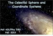 The Celestial Sphere and Coordinate Systems