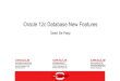 Oracle 12c Database New Features
