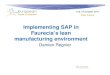 Implementing SAP in Faureciaâ€™s lean manufacturing environment