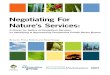 Negotiating For Natureâ€™s Services - Welcome to the Katoomba Group