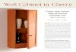 Wall Cabinet in Cherry