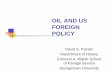 OIL AND US FOREIGN POLICY