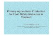 Primary Agricultural Production for Food Safety Measures in Thailand