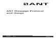 ANT Message Protocol and Usage