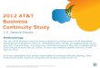 2012 AT&T Business Continuity Study - AT&T Cell Phones, U-verse
