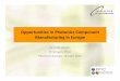 Opportunities in Photonics Component Manufacturing in Europe