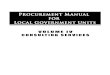 Volume 4 - Procurement of Consulting Services