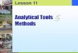 Analytical Tools Methods