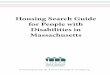 Housing Search Guide for People with Disabilities in Massachusetts
