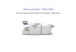 Xerox - DocuColor 240/250 · 2005. 9. 26. · DocuColor 240/250 Training and Information Guide 8 Getting Started Quick Tour These modules will help you to get to know your new machine