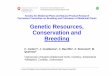 Genetic Resources, Conservation and Breeding...4 C. Carlen ACW-Mediplant, Society for Medicinal Plant and Natural Product Research, Geneva 2009 tél. +41(0)27 345 35 11 fax +41(0)27