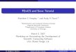FEniCS and Sieve Tutorialandy.terrel.us/papers_and_talks/FEniCS08Tutorial.pdfFFC: Fenics Form Compiler, or SyFi M. Knepley A. Terrel FEniCS and Sieve Tutorial FEniCS’08 LSU 6 / 111