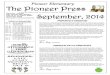 Pioneer Elementary The Pioneer Press · 2015. 3. 25. · Oct 27: PLC Late Start-9:30 am Nov 3: PLC Late Start-9:30 am Nov 10: PLC Late Start-9:30 am Nov 17: PLC Late Start-9:30 am