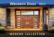 Western Door · 2020. 10. 20. · 20th Anniversary Edition Established in 1995 & now one of Canada’s leading and largest custom wood door manufacturers • Solid Wood or Veneer