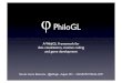 talk - SIGGRAPH WebGL BOF - August 10 · 2014. 4. 8. · PhiloGL A WebGL Framework for data visualization, creative coding and game development Nicolas Garcia Belmonte - @philogb