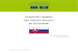 CCOOUUNNTTRRYY SSHHEEEETT OONN YYOOUUTTHH … · 2020. 7. 16. · Country sheet on youth policy in Slovakia 2 1. Context and principles of national youth policy 1.1 Context of national