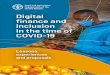 Digital finance and inclusion in the time of COVID-19 · 2021. 3. 18. · Digital finance and inclusion in the time of COVID-19 2 which can inspire both policymakers and the industry