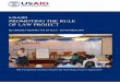 USAID PROMOTING THE RULE OF LAW PROJECTii USAID PROMOTING THE RULE OF LAW PROJECT QUARTERLY REPORT: July - September 2018 Task Order No. AID-486-TO-13-00008 CONTRACTOR: TETRA TECH
