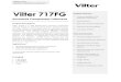 Vilter 717 FG PDS - Industrial Refrigeration Parts · 2020. 9. 18. · VILTER 717 Ammonia Refrigeration Fluid Product Description VILTER 717 is a high performance ammonia gas compressor