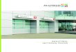 Alutech Industrial Sectional Doors Catalogueærn.no/uploads/2/4/1/1/24115304/alutech... · 2018. 10. 7. · Alutech sectional doors is 0.61 W / m 2 K that allows to install doors