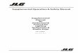 JLG Supplemental Manual for Set Lighting and Grips · JLG Industries, Inc. 13224 Fountainhead Plaza Hagerstown, MD 21742 or Your Local JLG Office (See addresses on manual cover) In