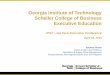 Georgia Institute of Technology Scheller College of ... · Faculty Director, Non-degree/Custom Exec Ed Programs . Presentation Outline Overview of Executive Education at the Scheller
